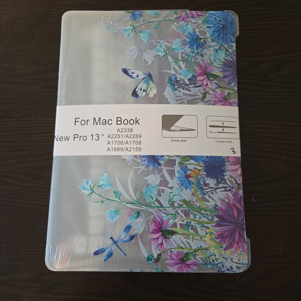 New Laptop Hard Shell Case for Apple Macbook Pro 13" A2251 A1706 A1708 A1989